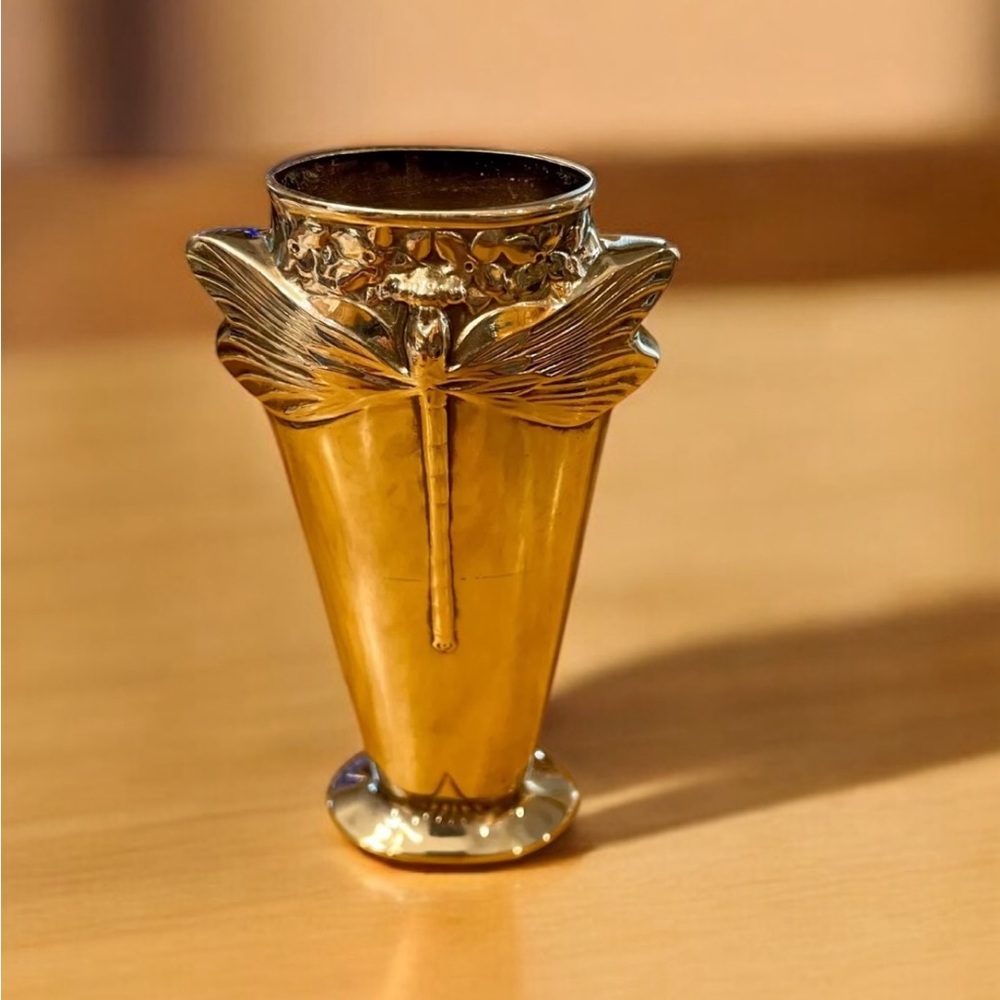 Christofle Silver-Plated Dragonfly Libellule vase GALLIA - Retails for $…